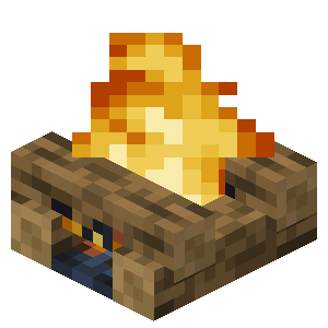 Campfire Minecraft Wiki, How To Build Outdoor Fire Pits In Minecraft