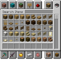 Search Items tab in creative inventory.