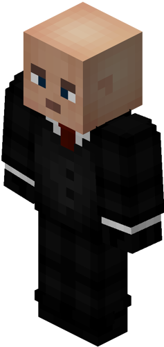 Searge's skin in Minecraft.