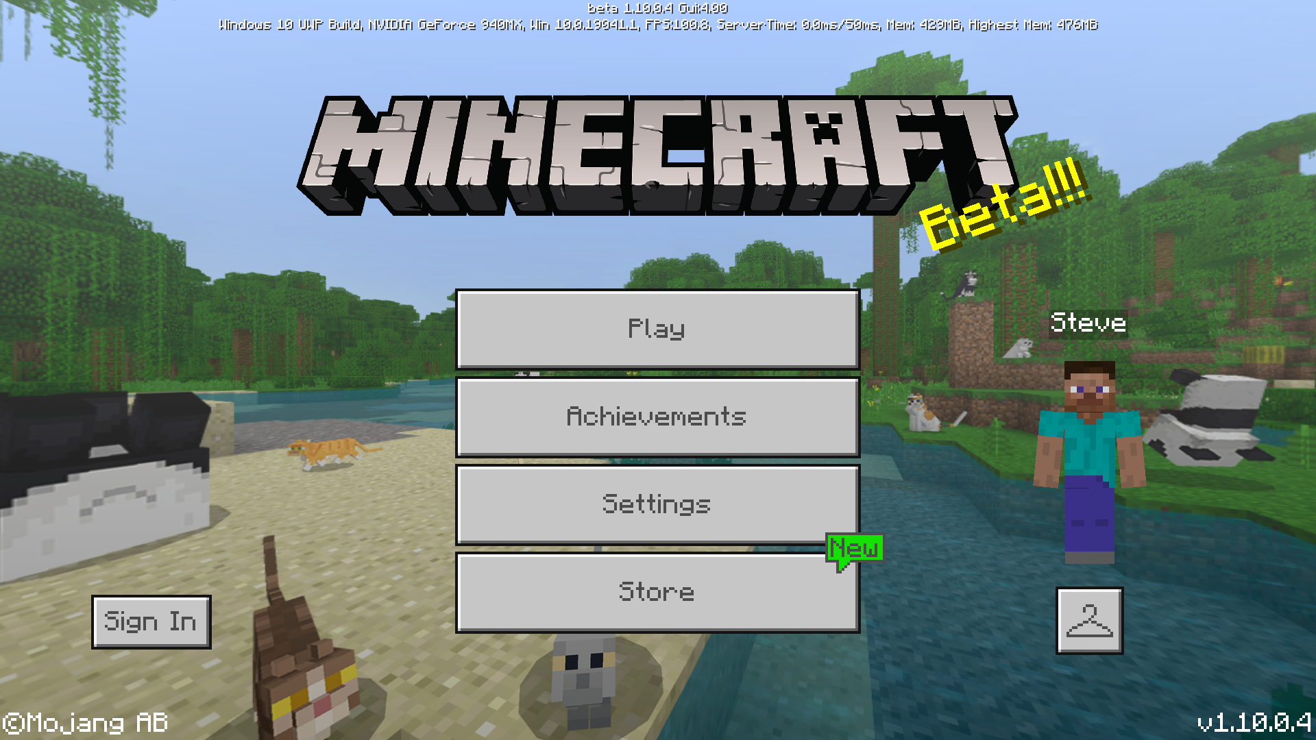 Bedrock Edition Beta 1 10 0 4 Minecraft Wiki