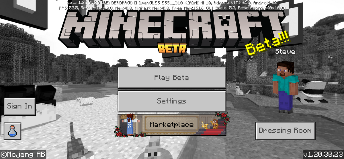 Bedrock Edition beta 1.20.30.22 – Minecraft Wiki