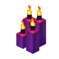 Four Purple Candles (lit).png