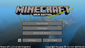 Java Edition 1 13 Pre8 Official Minecraft Wiki