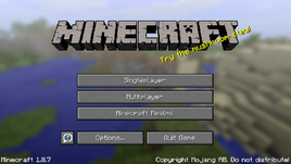 Java Edition 1.8.7