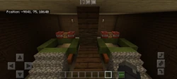 A rare instance of two hidden “End portal rooms” generating right beside each other on a woodland mansion’s first floor.