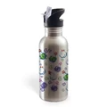 A water bottle depicting many potions.