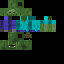 Zombie texture with hidden pixels revealed.