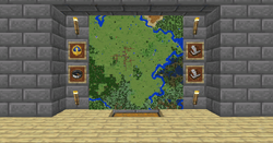 Minecraft - Map Room Tutorial (How to Build) 