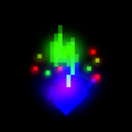 The shine pattern for Thundering's enchantment icon.