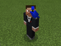 Blue Parrot on Tuxedo Steve.png