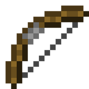 how to draw a minecraft bow and arrow