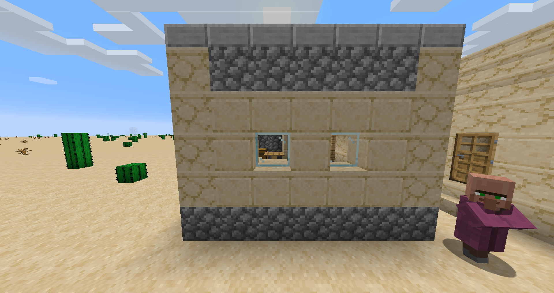 minecraft desert blacksmith