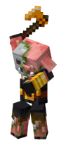 Zombified Armored Piglin1 Attacking
