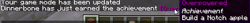 The "Overpowered" achievement.