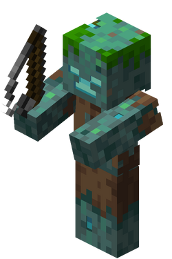 Minecraft drowned toy clearance