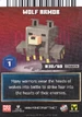 Wolf Armor Card Back MCDA