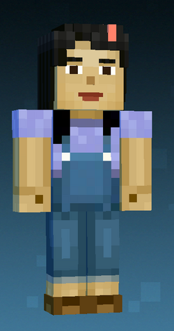 Minecraft Story Mode Netflix Jesse Girl Blue by edibetaawo on