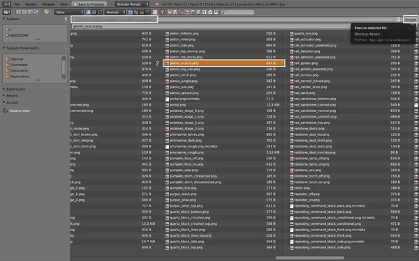 Blockrender Blender2