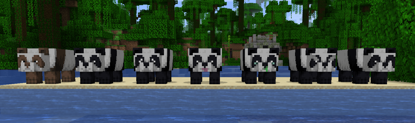 Minecraft Panda Bear