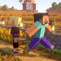 Steve and Kai in a field of wheat crops.[1]