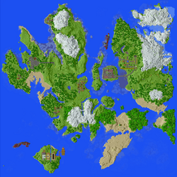 Minecraft Console Edition Tutorial World Map (1.19) - All Editions