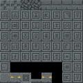 The texture of the gate of the ancient mobs in the ancient hunt, the battle start in the Highblock Halls scene.
