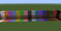 The 13w19a banner, featuring stained terracotta. Notice Grumm behind the red wool.