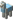 Light Blue Carpeted Llama