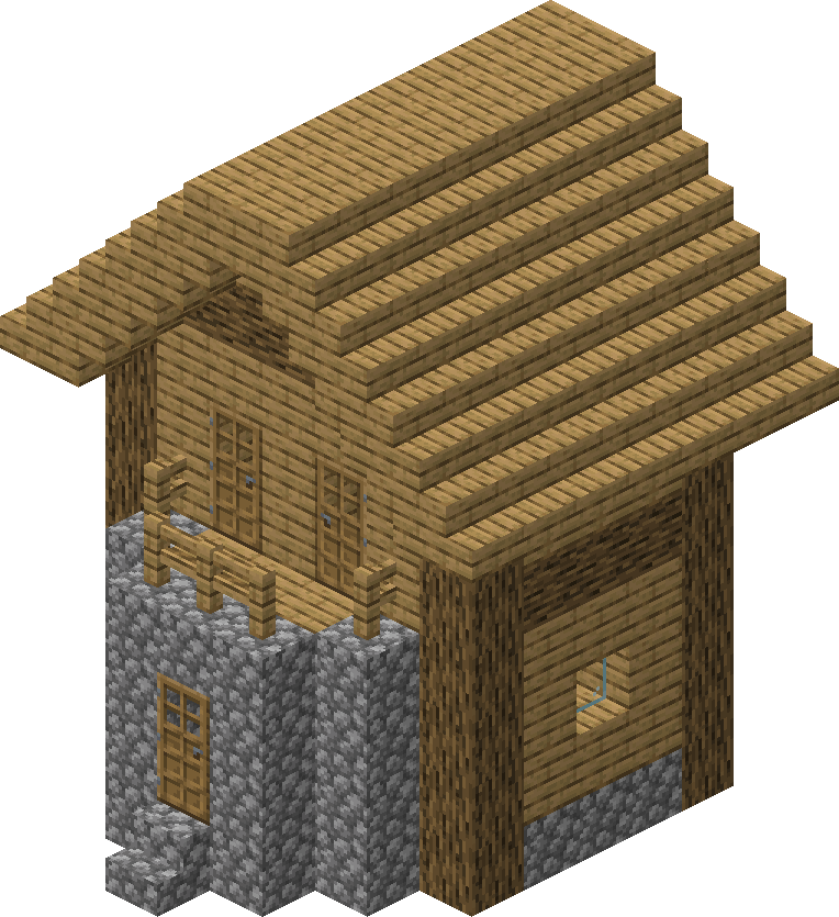 Minecraft Small House Schematic minecraft-small-house-schematic