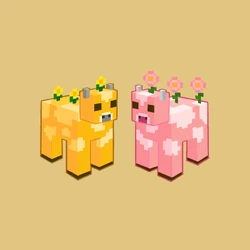 Artwork of a Moobloom and Moolip.