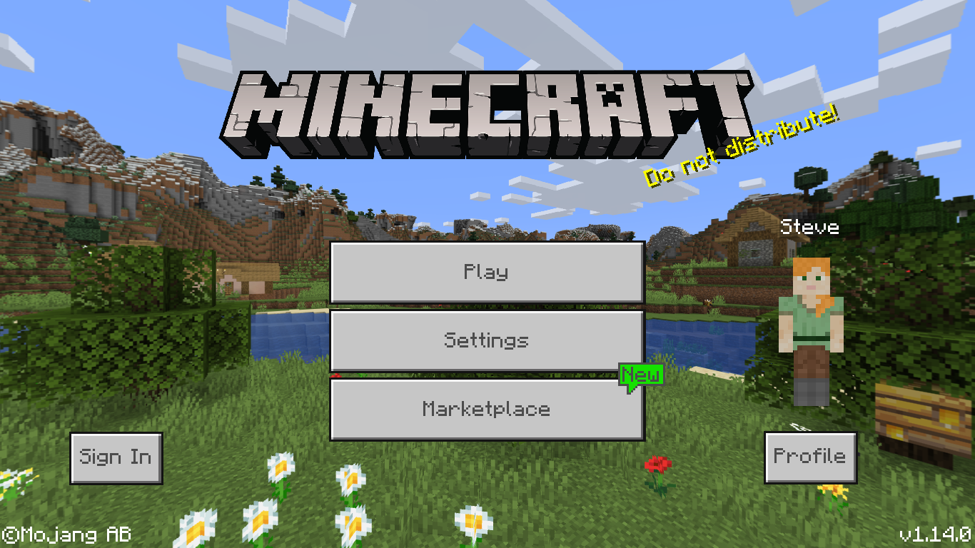 Pocket Edition v0.14.0 alpha – Minecraft Wiki