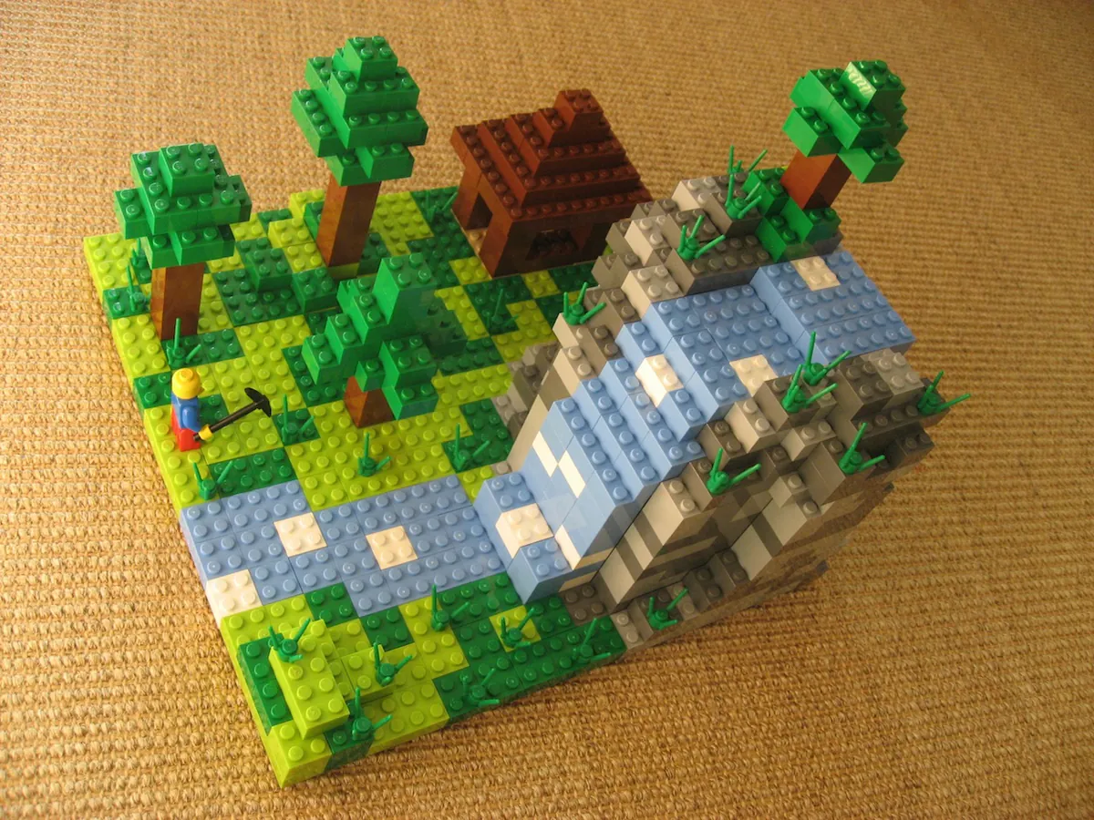 lego minecraft micro herobrine