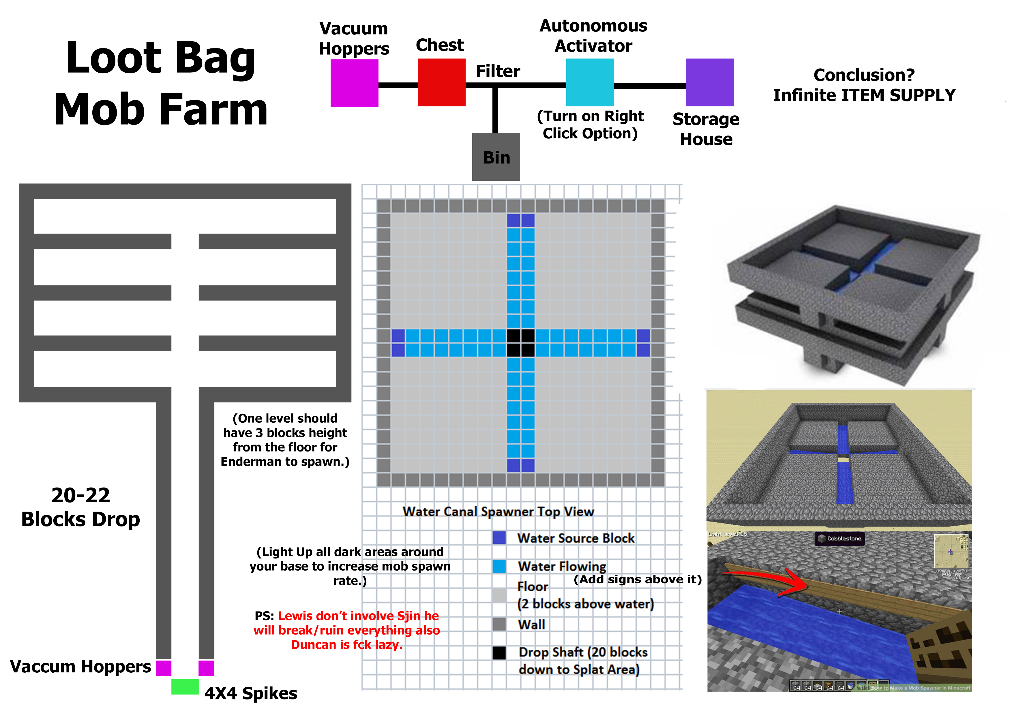 minecraft 1.1.4 cobblestone mob grinder schematic download