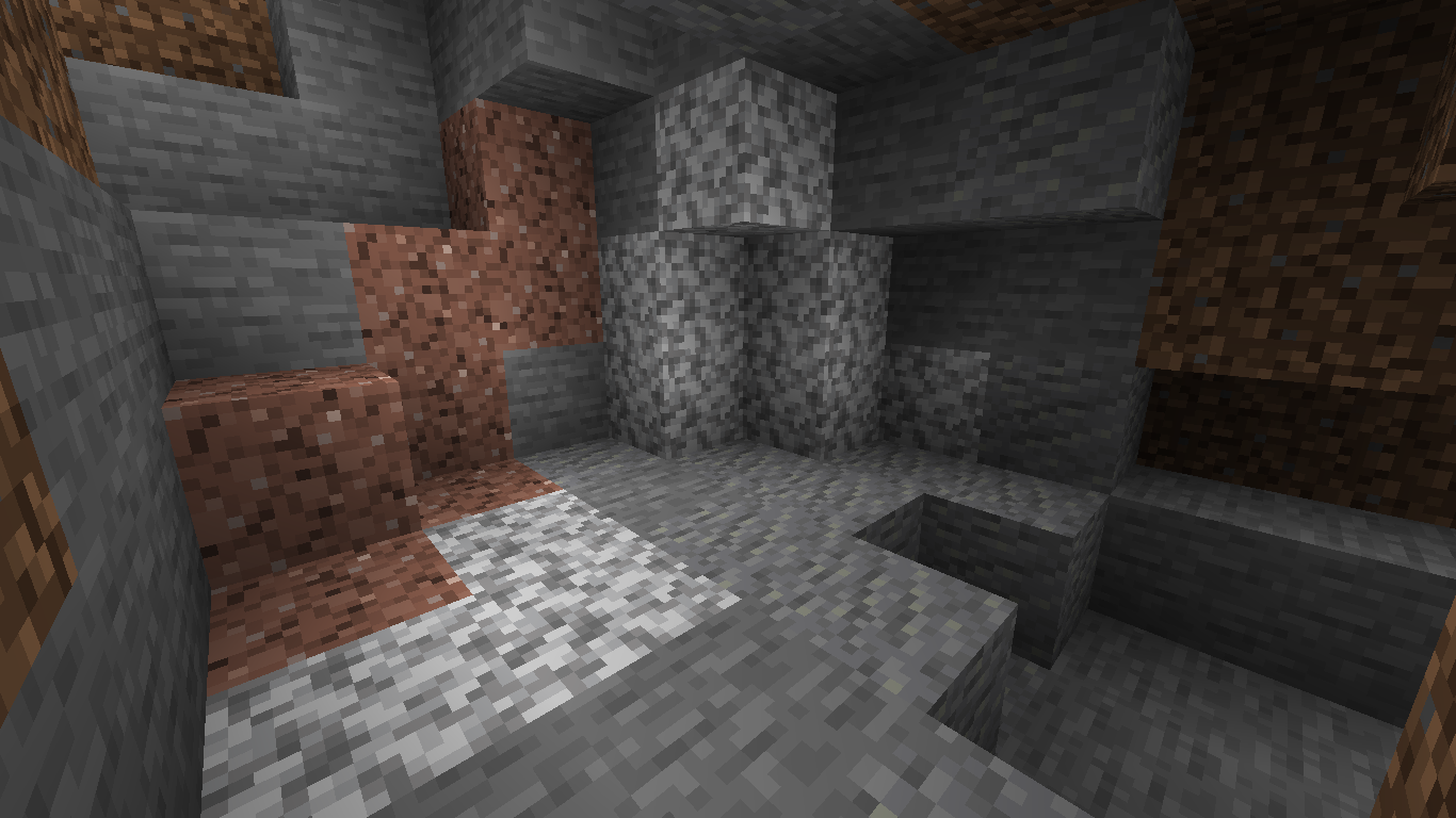 What is the title of this picture ? Andesite – Official Minecraft Wiki