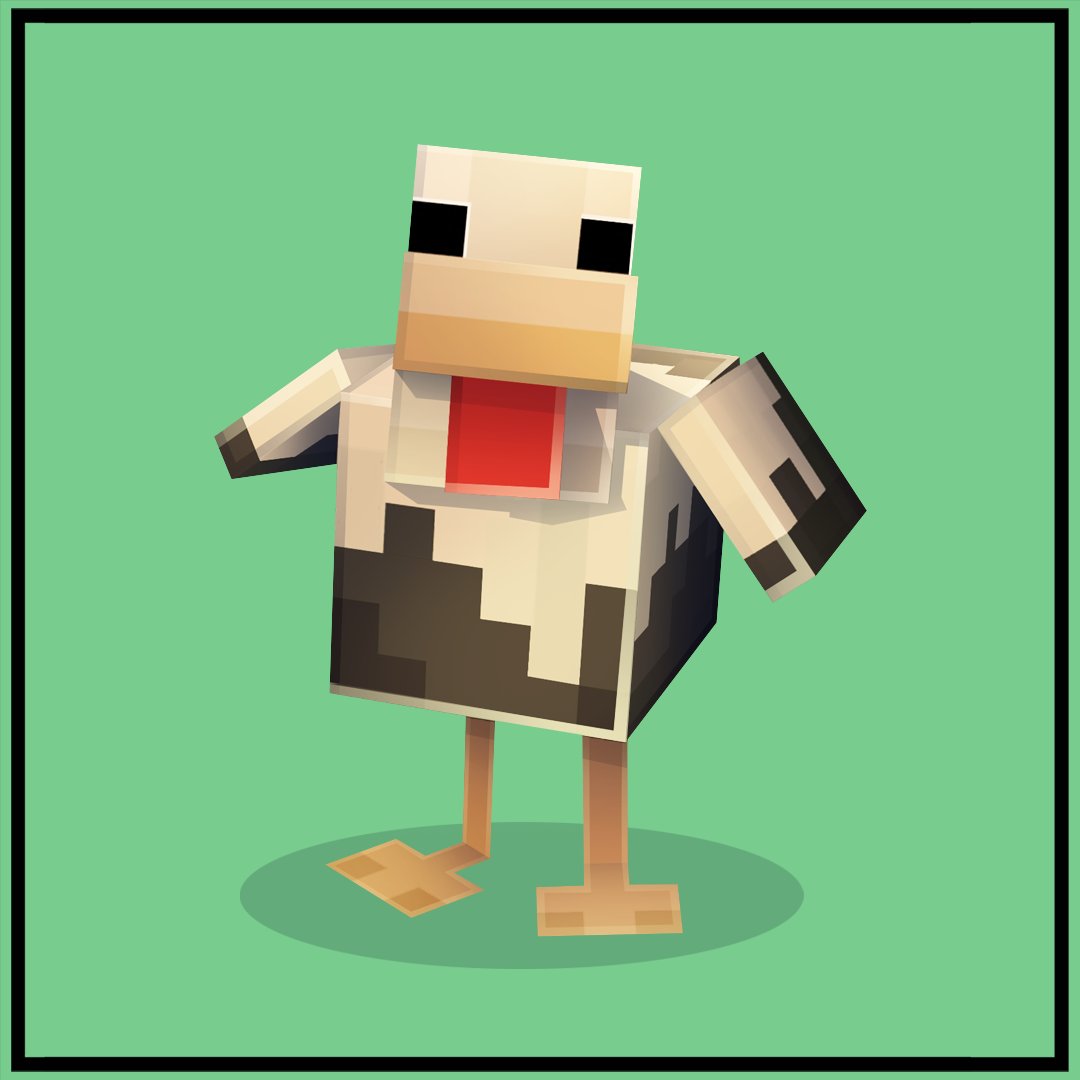 Minecraft Earth Skewbald Chicken Official Minecraft Wiki