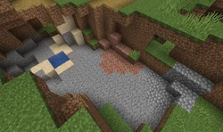Stone, cobblestone, granite, sand