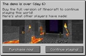 Просить Вас купити гру, показаний скріншот з повною версією