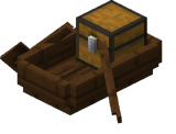 Dark Oak Boat with Chest
