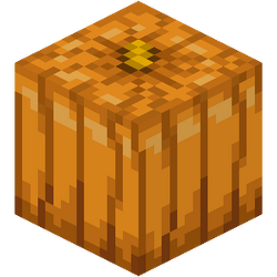 Jack O'Lantern Minecraft Block Head