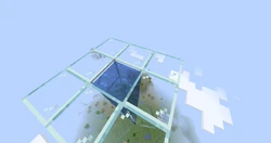 Without obstacles, kelp can grow all the way to building limit.