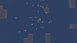 A swarm of phantoms.