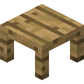 Recreated possible model of table using front texture.