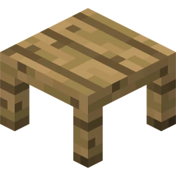Recreated possible model of table using front texture.