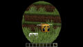 The telescope's overlay was originally round instead of square.