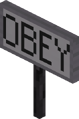 Obey Sign