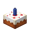 Cake with Blue Candle