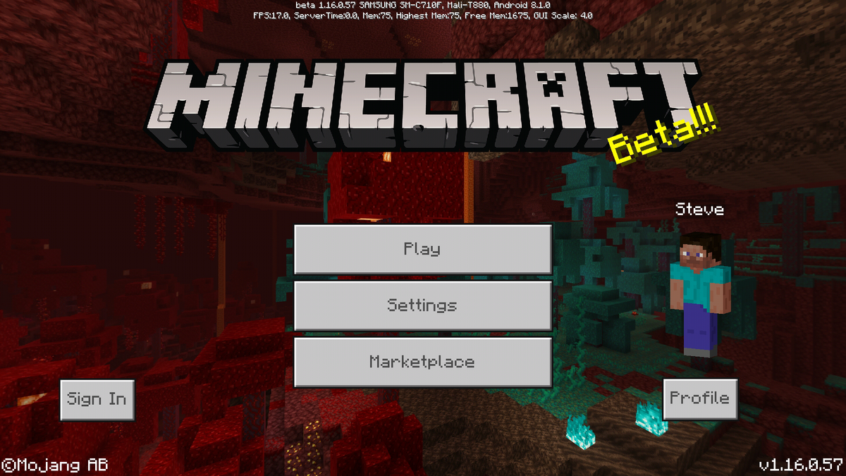 Download Minecraft 1.16.0.59 (Nether Update)