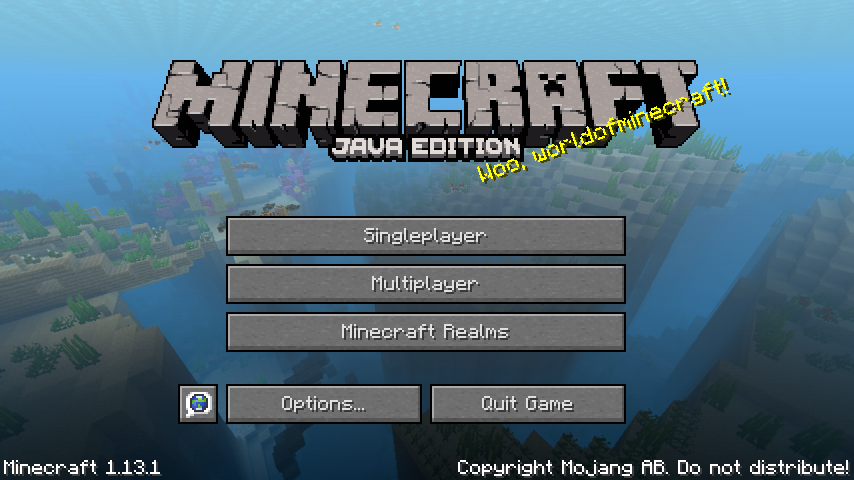 Java Edition 1 13 1 Minecraft Wiki