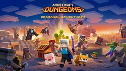 Minecraft Dungeons Season 3 'Fauna Faire' shows pets, The Tower