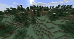 A mountain edge buffet world.